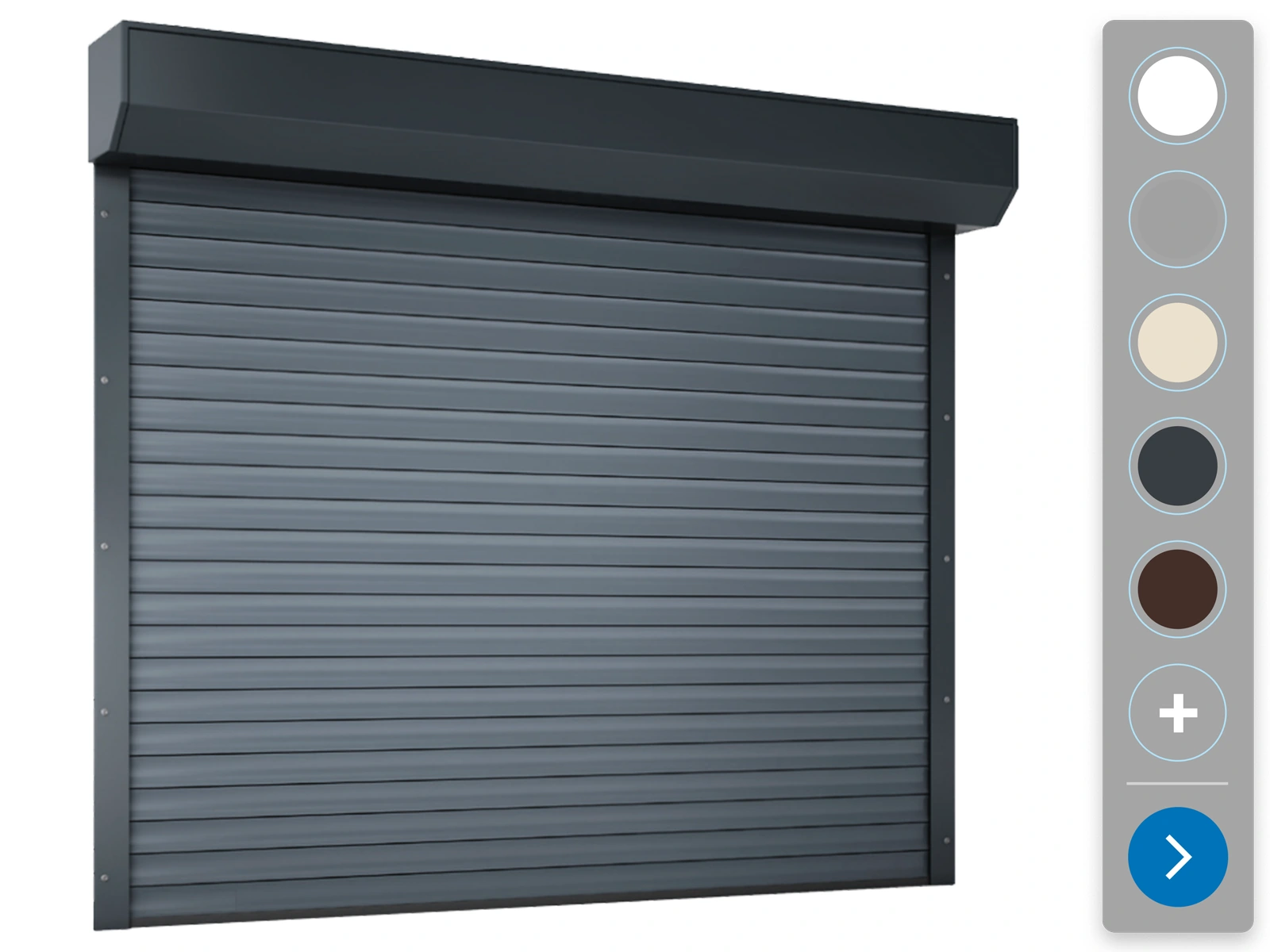 Rolovacia garážová brána ETILA ROLLO | bežné farby