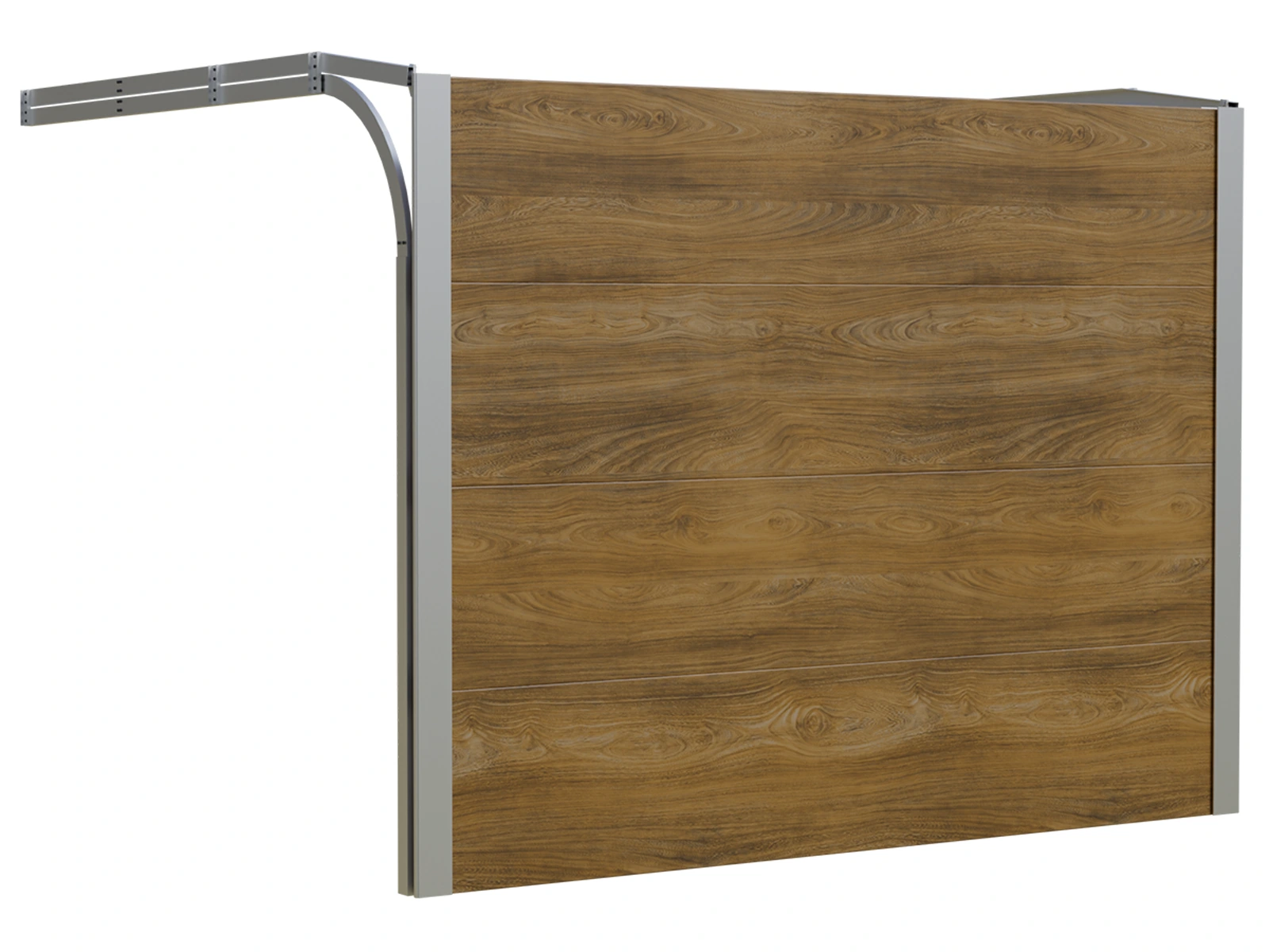 Typizovaná sekčná garážová brána ETILA SILENT | zlatý dub