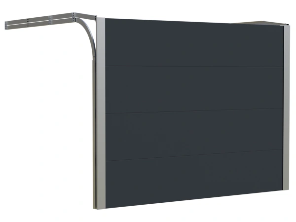 Typizovaná sekčná garážová brána ETILA SILENT | antracit - RAL 7016