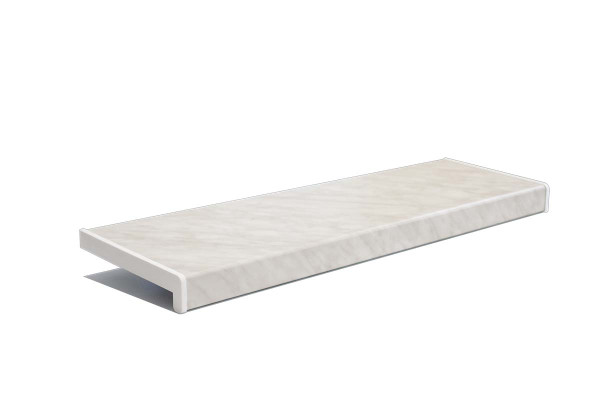 Vnútorné PVC parapety | PRO | šedý mramor