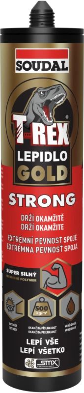 Lepidlo SOUDAL T-REX GOLD STRONG 290ml