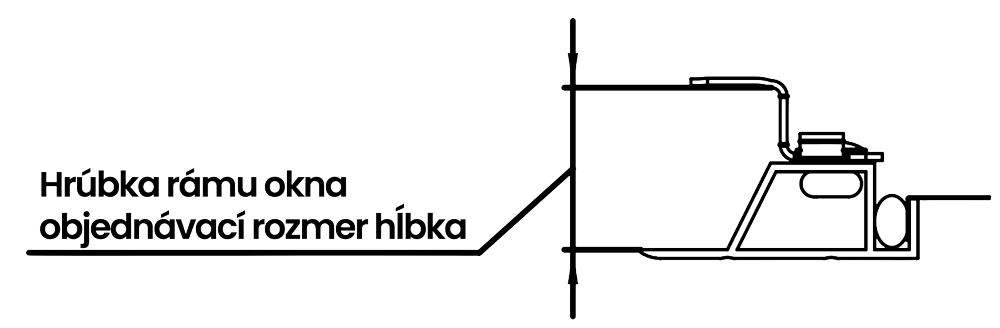 Objednávací rozmer hĺbka