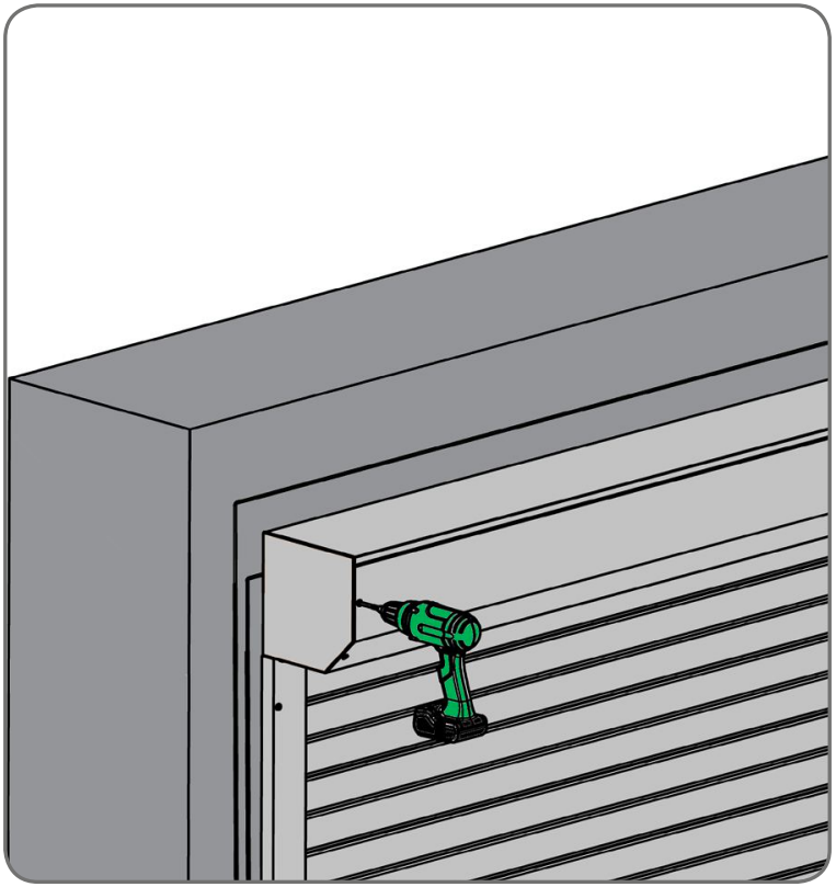 Krok 17a – Uzatváranie krytu boxu (ľavá strana)