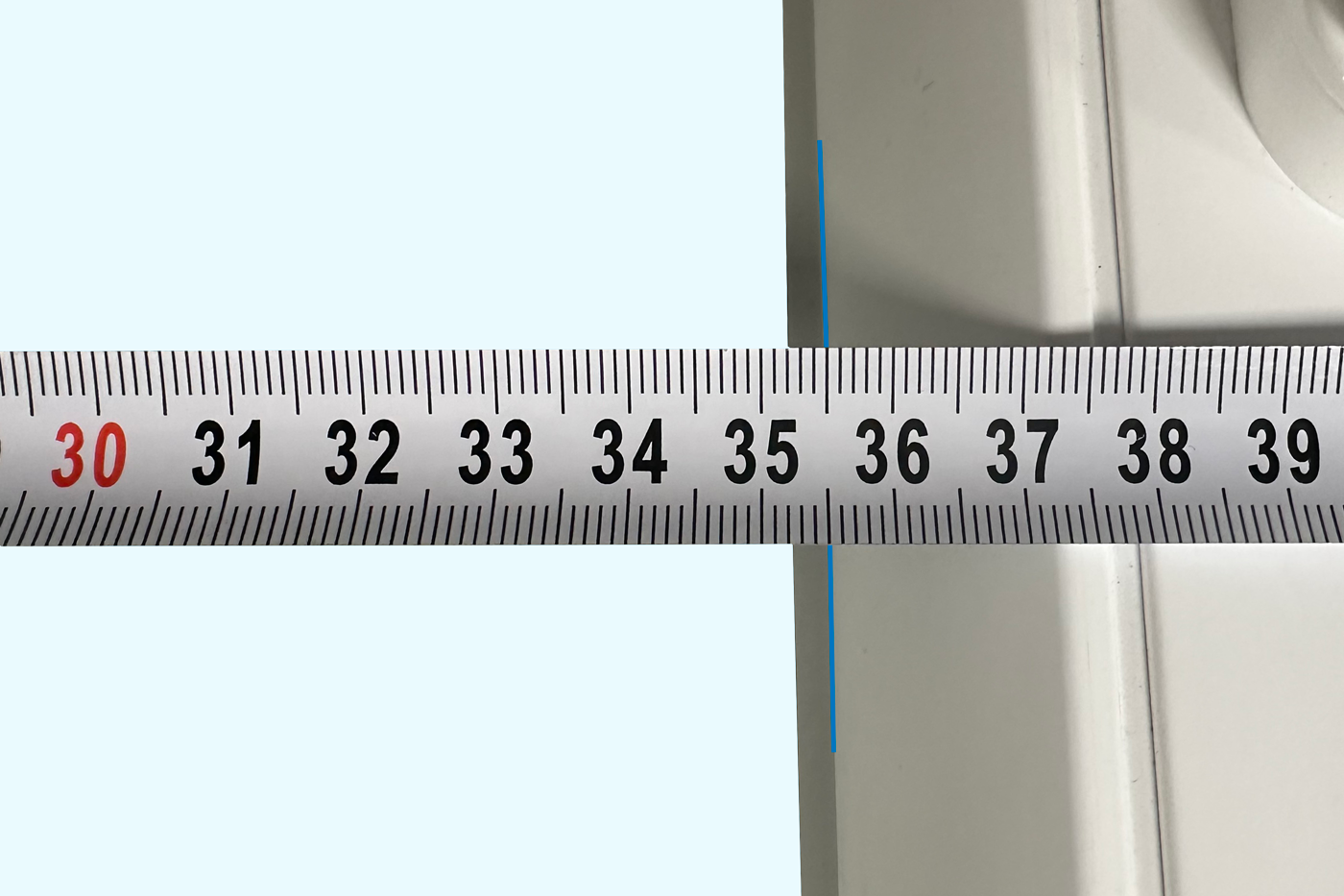 zameranie vnútornej žalúzie - do