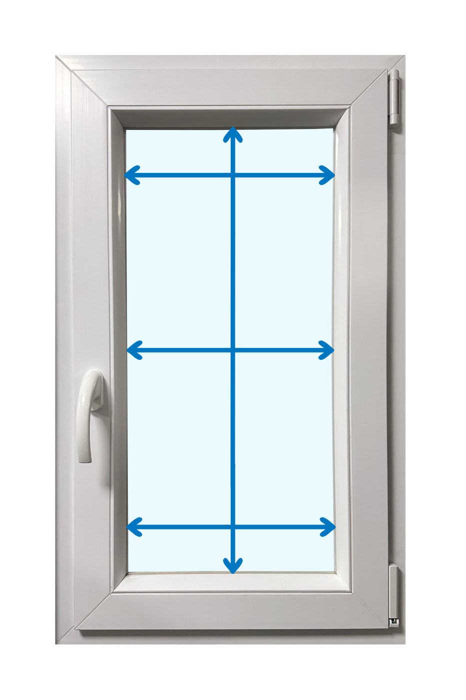 Zameranie okna pre správnu výrobu vnútorných žalúzii na okno